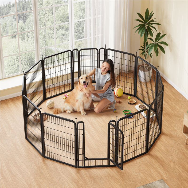 Panel Metal Exercise Pen With Door, 68cm x 100cm