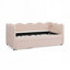 Lit de jour avec couchette sans sommier nécessaire port USB Tissu en forme de vague adorable-1720138524