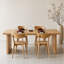 Ensemble de 4 chaises d'appoint 100% chêne massif H 17,7 po-353841314-363036225
