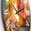 Petits bateaux arrivant à la côte pendant le coucher du soleil - horloge murale traditionnelle-59913523