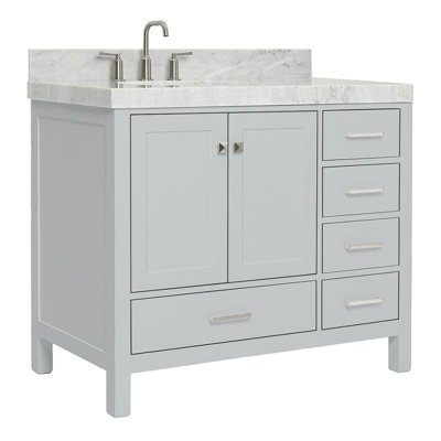 Meuble-lavabo simple 42 po avec comptoir Cambridge