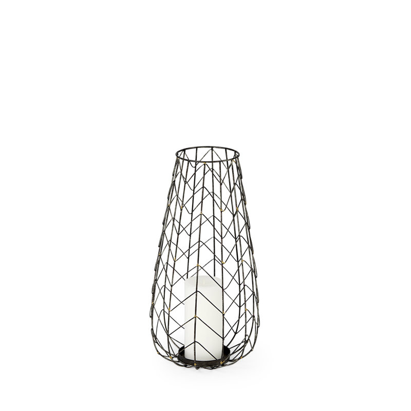 Support de table en métal, Argent métallique, Petit