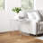 21" Rectangular Clear Acrylic Coffee Table, 15mm Thick Modern Waterfall Side Table