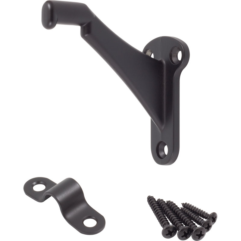 Support pour une rampe résistante, Noir mat
