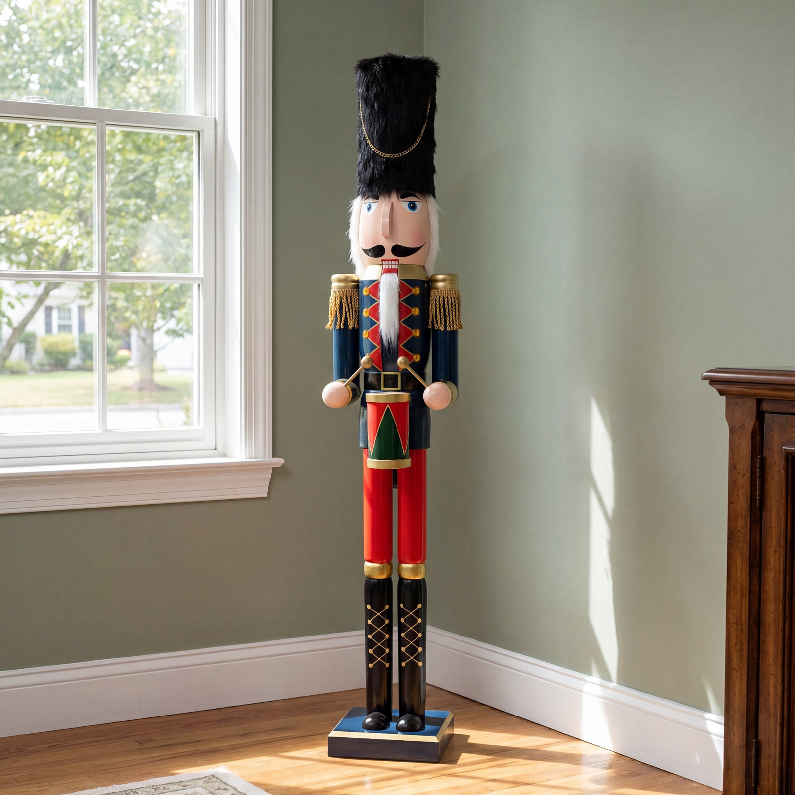 Harrill Wooden Drummer Nutcracker