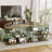 Industrial 4-Tier Narrow Entryway Table with Storage Shelves for Living Room & Hallway-12461734