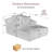 66" Boneless Oversized Chaise Lounge Chair Indoor, Boneless Chaise Lounge Chairs Cloud Sleeper Sofa Couch Bed with 3 Pillows for Living Room, Fluffy Boneless Oversized Reading Chairs-1650355175