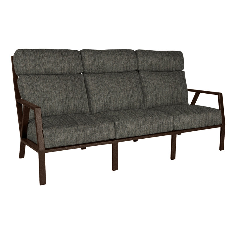 Aris Outdoor 3 - Seat Patio Sofa, Copper Creek, Sash Denim