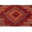 Tapis de couloir en Tapis décoratif laine noué à la main de conception unique 4 pi 3 po x 9 pi noué à la main des années 1970
