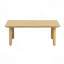 Table basse d'extérieur carrée en bois d'acacia