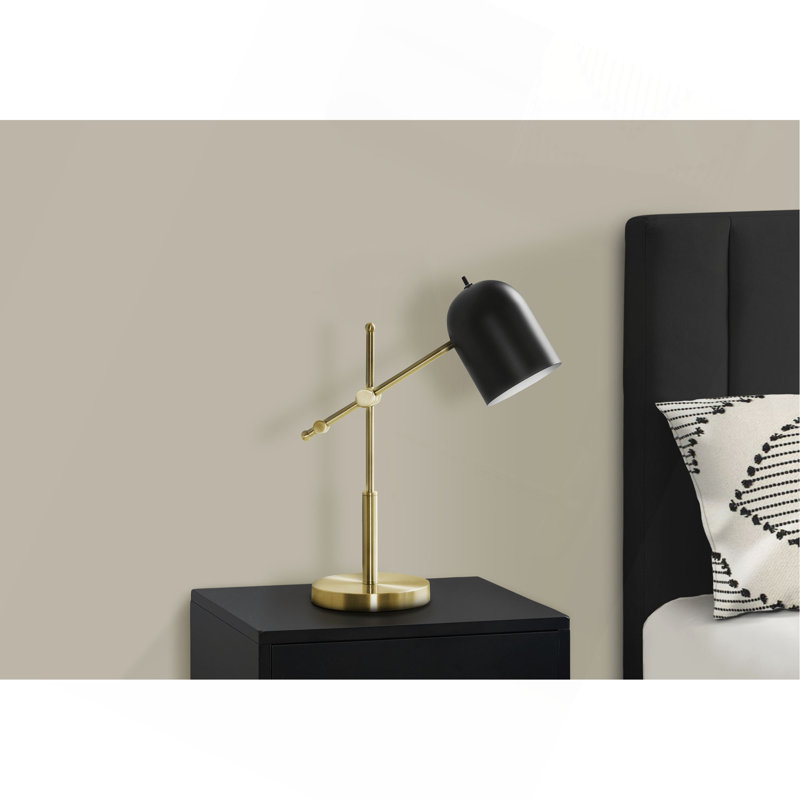 Luminaire, 45,7 cm de hauteur, abat-jour en laiton, style contemporain