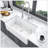 Durable White Ceramic Farmhouse Sink - 30 Inch Reversible Apron-Front Single Bowl for Modern Kitchens