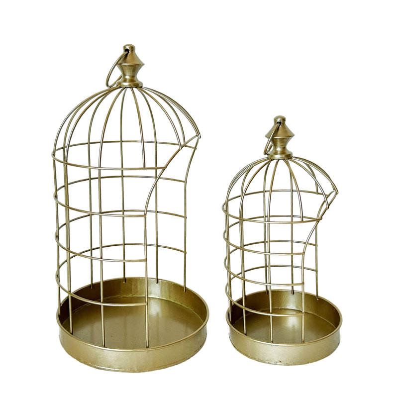 Ensemble de 2 lanternes en métal 15,5 po