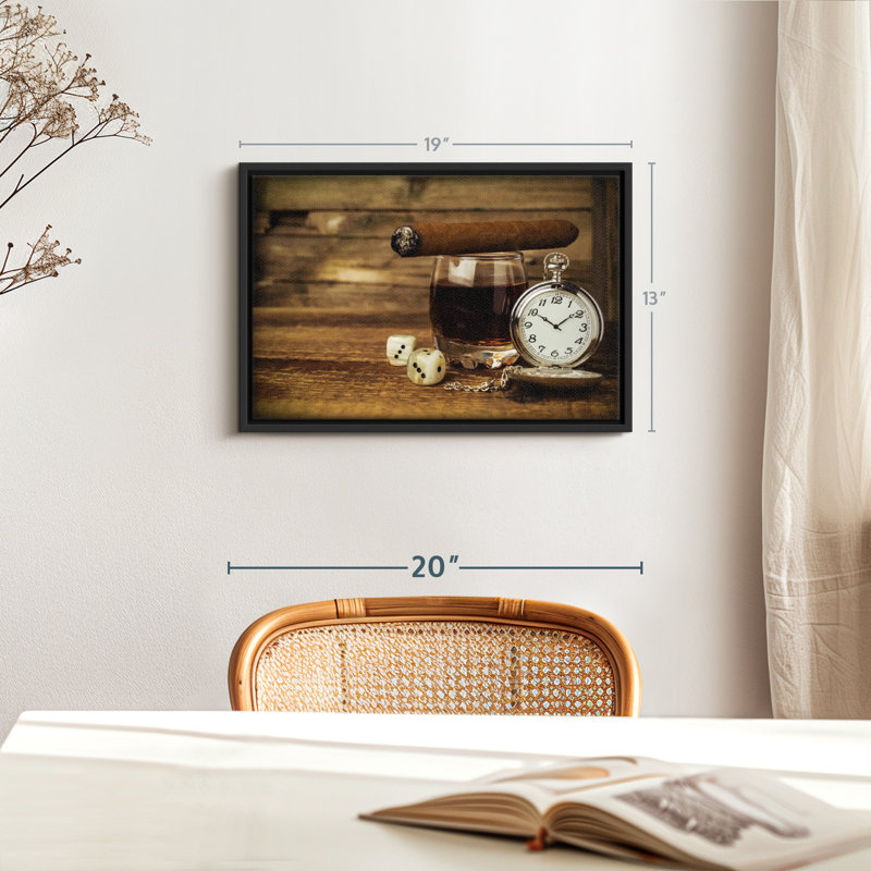 «Late Night Drinks», reproduction sur toile, H 13 po x l 19 po