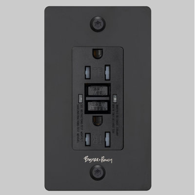 1G Duplex Outlet / GFCI / Linear / With Logo