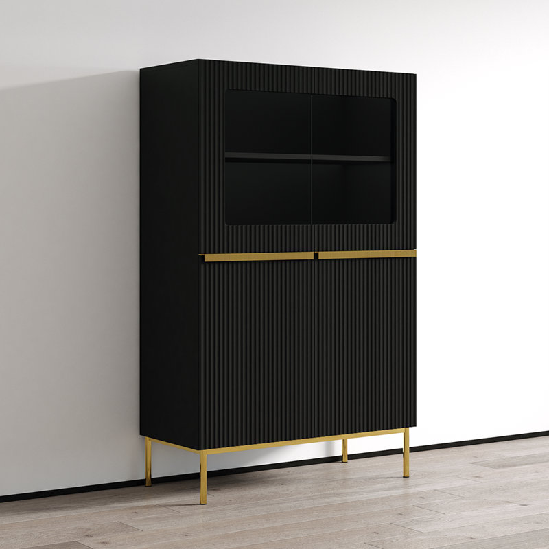 Coffre l 39,5 po Barbra, Noir