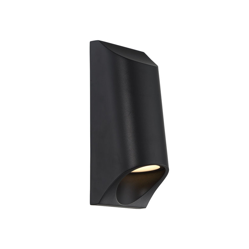 Luminaire à cloison d'extérieur Mega, Noir