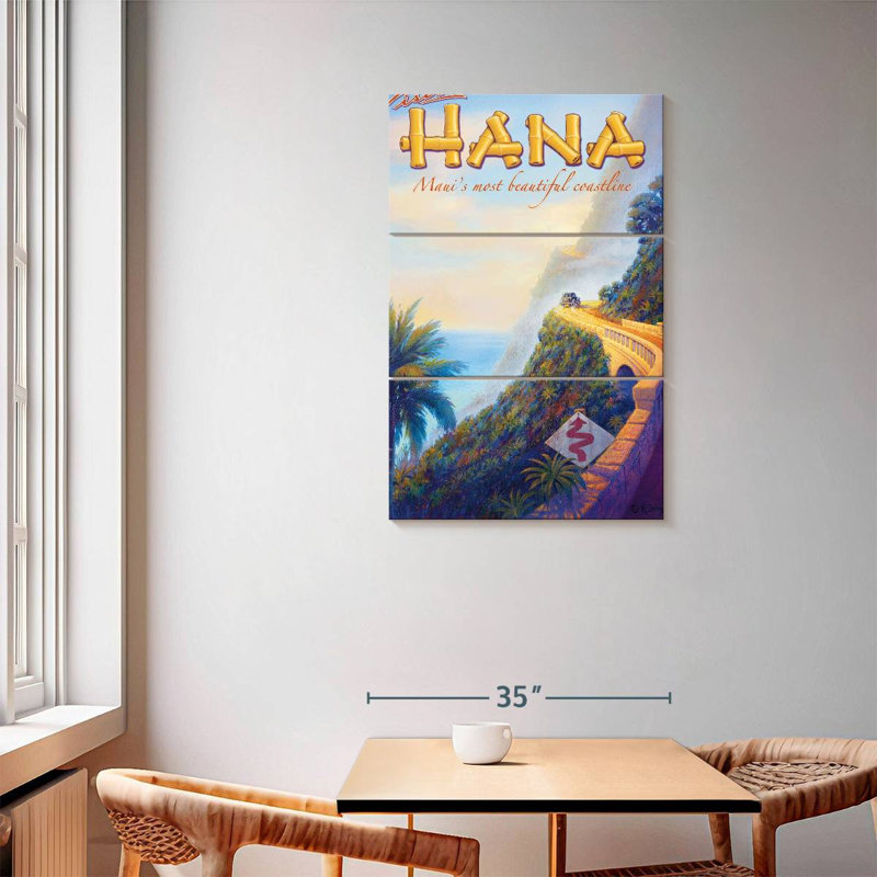 Nicci Visit Hana, 57" H x 36" W