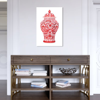 «Red Chinese II» - cadre flottant, impression