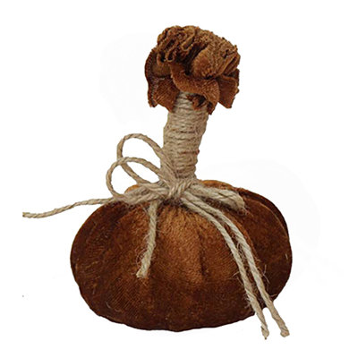 4X5.5" Sm Pumpkin Ornament, Set Of 6  For Holiday Harvest Festival Fall Festival & Thanksgiving