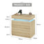 60cm W Bedside Table-234363782