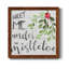 «Mistletoe», art textuel sur toile-659472003-659472006