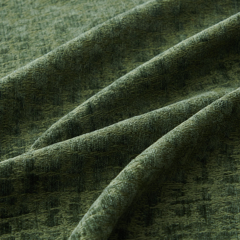 Repose-pieds 73 po en chenille - vert, Green