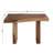 Vizcaino 86" Teak Solid Wood Pedestal Dinning Table