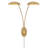 Glenn Steel Armed Sconce-108510869