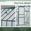 Serre en polycarbonate, serre accessible à pied-107382554-107382553