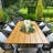 Braylin 10 - Person Wicker Patio Dining Set with Rectangular Table , Cushions Included