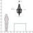 6-light Empire Graphite Tassel Chains Chandelier