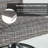 6 - Person Steel Patio Dining Set Umbrella Hole Included Rectangular Table