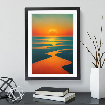 Bold Sunset View - Framed Print