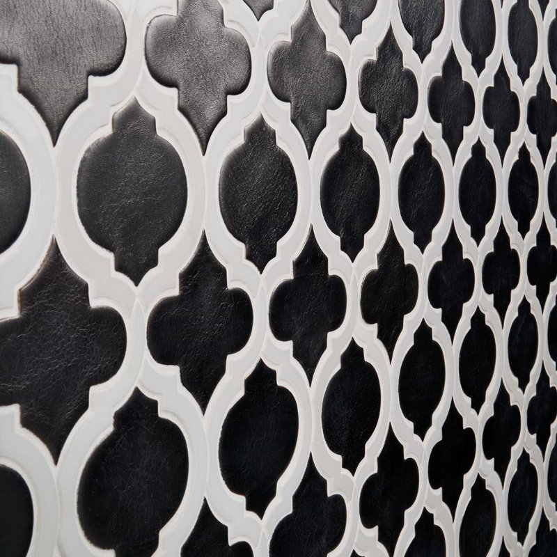 Nabi Arabesque Marble And Tile, Gunmetal Gray