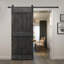 Porte de grange à panneaux et en bois avec quincaillerie d'installation-86359300-86359312-86511631