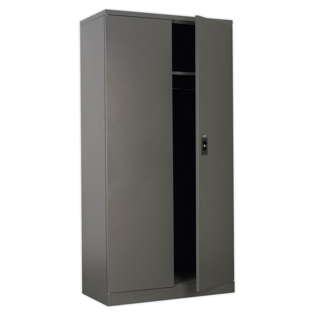 Metal Single Storage Cabinet ( 183cm H x 91.5cm W x 46cm D)