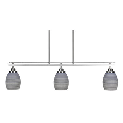 Luminaire pour îlot de cuisine 3 lumières Merha