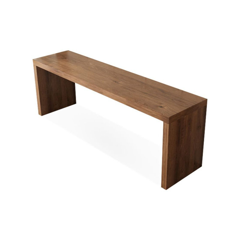 Bureau d'écriture Burlywood, H 29,53 po x l 94,49 po x P 23,62 po