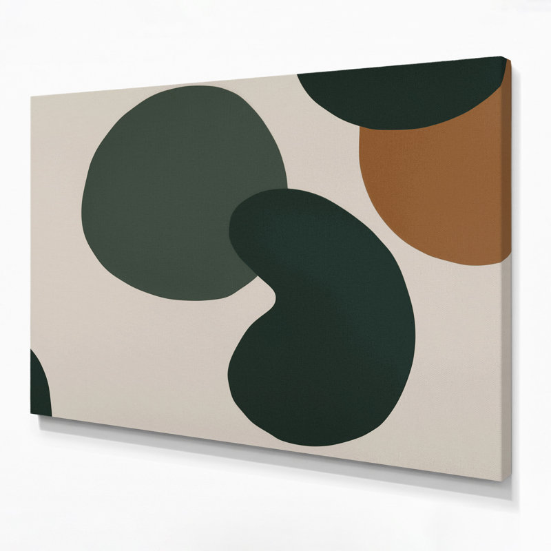 Minimalisme 54, art mural sur toile beige, H 11 po x l 14 po