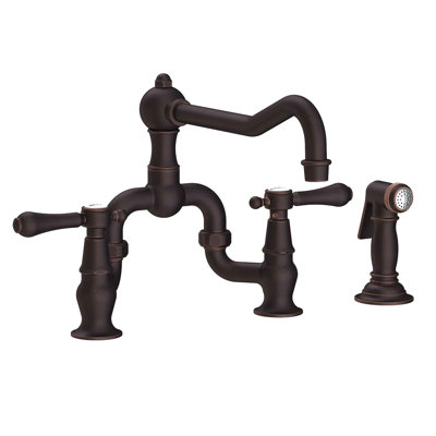 Chesterfield Bridge Faucet with Side Spray
