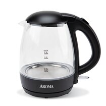 Aroma 1.79 qt. Plastic Electric Tea Kettle