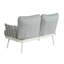 Causeuse et table en acier Mariano-190285427