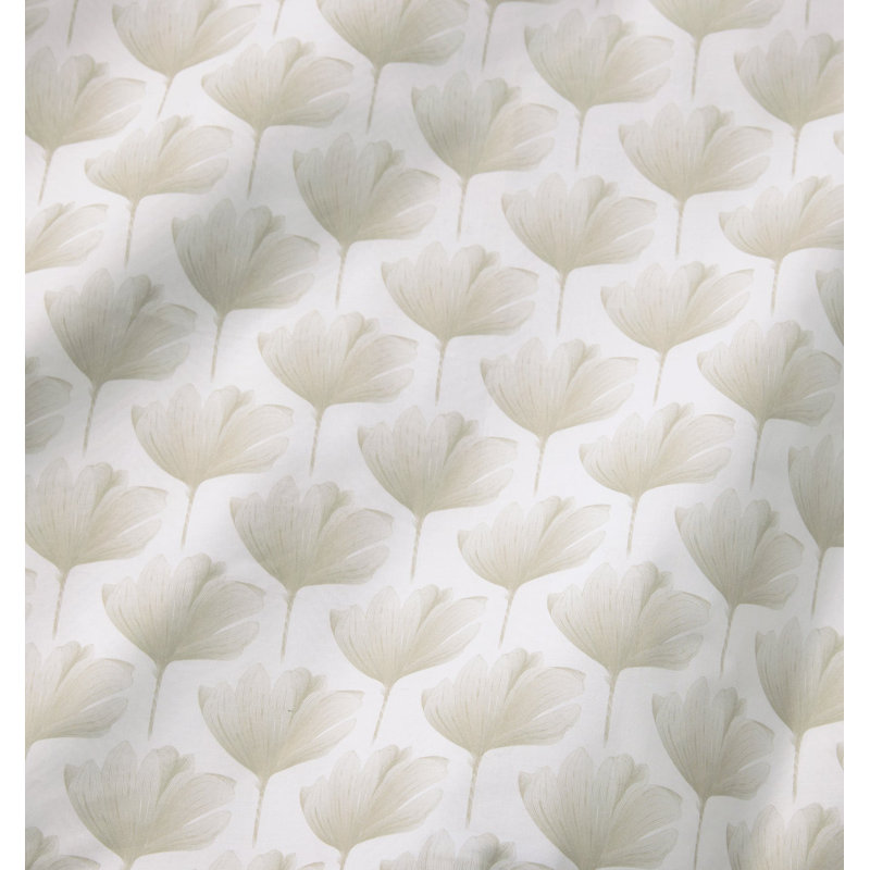 Edna Duvet Cover, Full / Double Duvet Cover, White/Beige