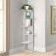 Saso Corner Bookcase 5-Tier Storage Unit-24383734