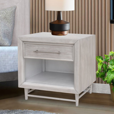 Marval Single Drawer Wood Nightstand
