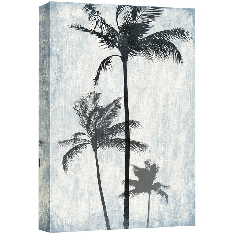 Palmier tropical «A Skull Face And Flowers Horror Gothic Moody Dark Art Modern Art Work Decor», H 36 po x l 24 po