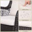 Chaise berçante pivotante avec coussins Shawen-764666981