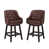 Reddish Brown Seat/Espresso Frame