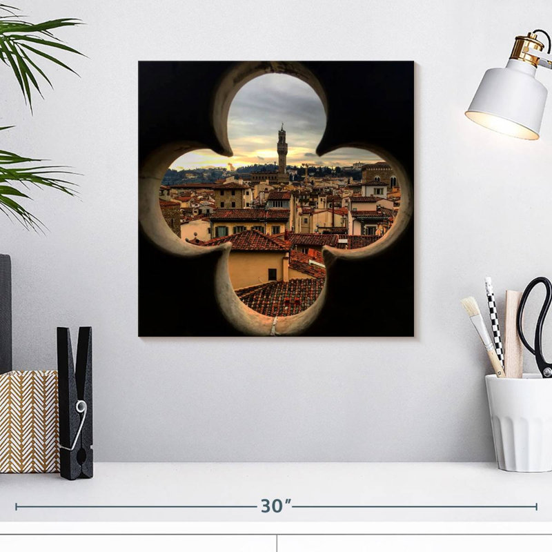Vue de Nicci de Florence, H 16 po x l 16 po